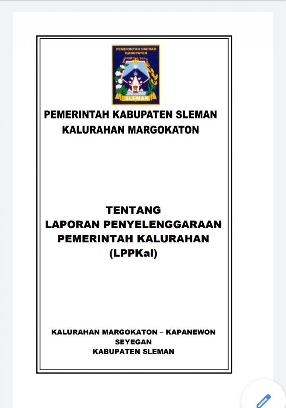 LPPkal KALURAHAN MARGOKATON 2020