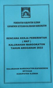 RKP KALURAHAN MARGOKATON TAHUN ANGGARAN 2022