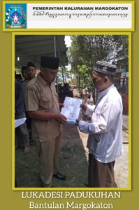 PENYERAHAN AKTA KEMATIAN UNTUK WARGA MARGOKATON PROGRAM LUKADESI