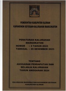 PERKAL NOMOR 4 TAHUN 2023 TENTANG APBKAL TAHUN ANGGARAN 2024