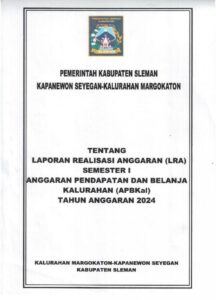 LAPORAN REALISASI ANGGARAN APBKAL TAHUN 2024 SEMESTER I