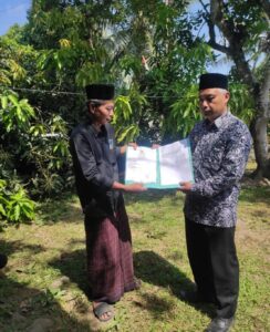 PENYERAHAN AKTA KEMATIAN UNTUK WARGA MARGOKATON PROGRAM LUKADESI TAHUN 2024 PADUKUHAN SUSUKAN I