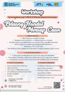 INFORMASI WORKSHOP KEWIRAUSAHAAN BAGI UMKM