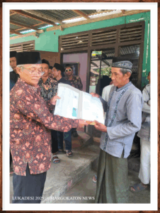 PENYERAHAN AKTA KEMATIAN UNTUK WARGA MARGOKATON PROGRAM LUKADESI BULAN JULI TAHUN 2025 PADUKUHAN GRAJEGAN