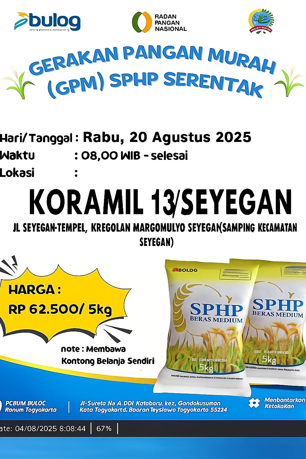 INFORMASI GERAKAN PANGAN MURAH