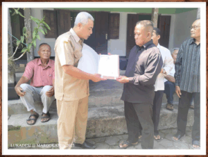PENYERAHAN AKTA KEMATIAN UNTUK WARGA MARGOKATON PROGRAM LUKADESI BULAN AGUSTUS TAHUN 2025 PADUKUHAN BANTULAN