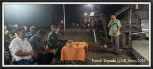 KAPANEWON SEYEGAN GELAR PATROLI TERPADU DAN SAMBANGI SATKAMLING DI PADUKUHAN SUSUKAN II 